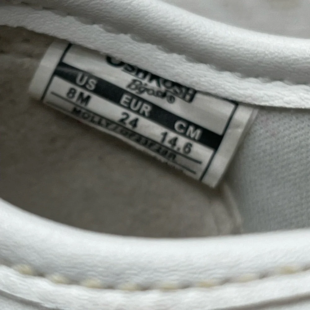 Oshkosh B’gosh Girls toddler White Kids Shoes Mary Jane’s